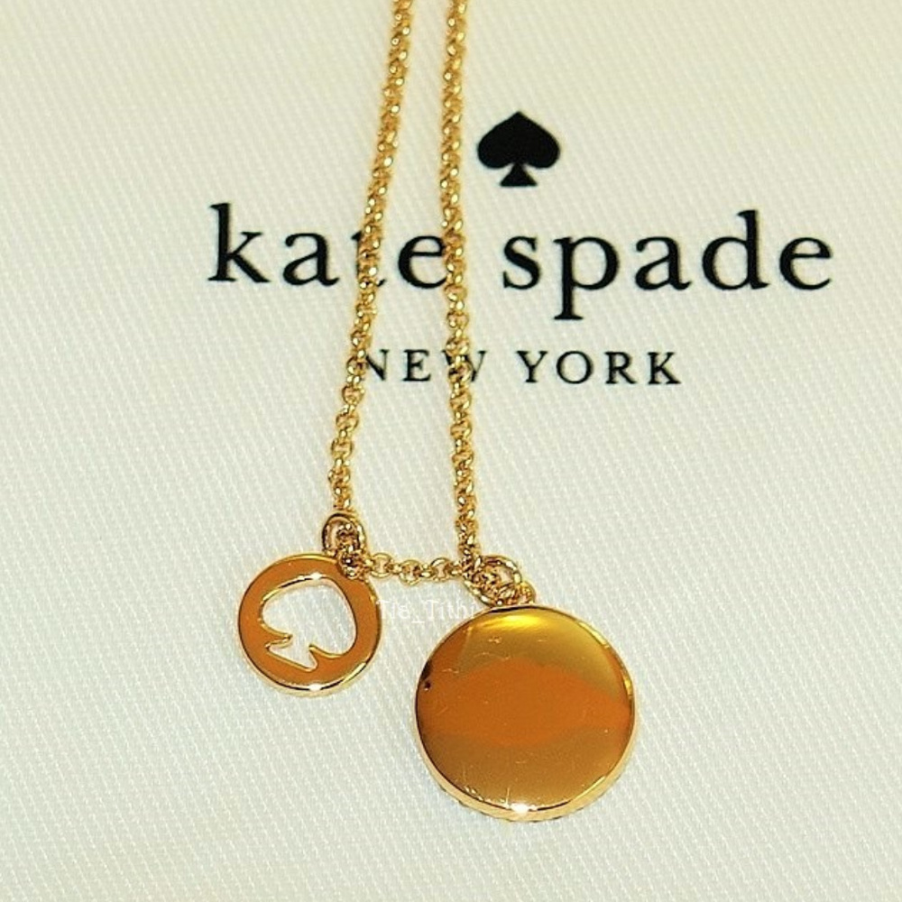 Kate Spade Spot the Spade Pave Charm Pendant - Picture 3 of 5